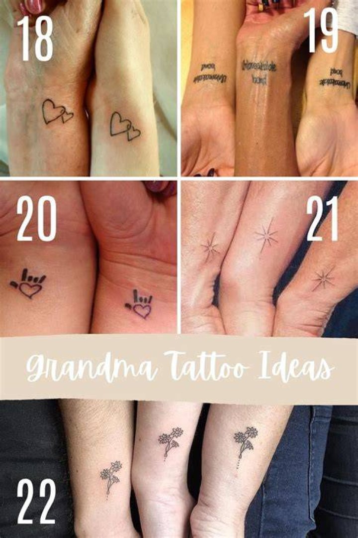 11+ Grandma Tattoo Ideas That Will Blow Your Mind! alexie