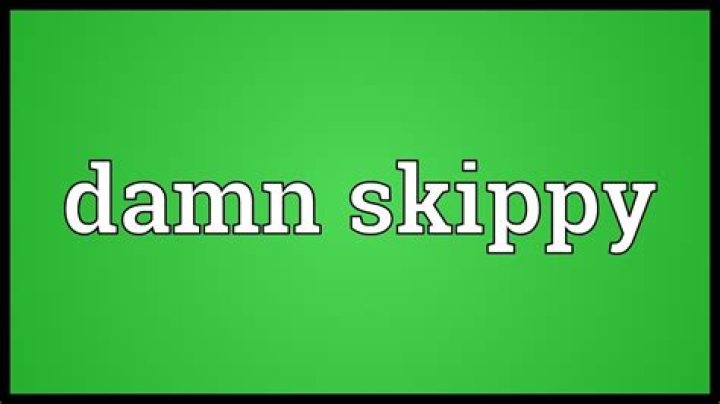 Damn skippy Meaning YouTube