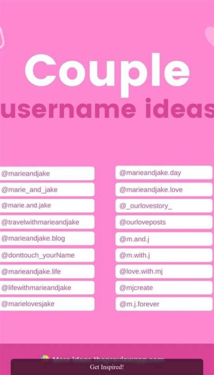 Discoveries And Insights Into "Username For Couples"
