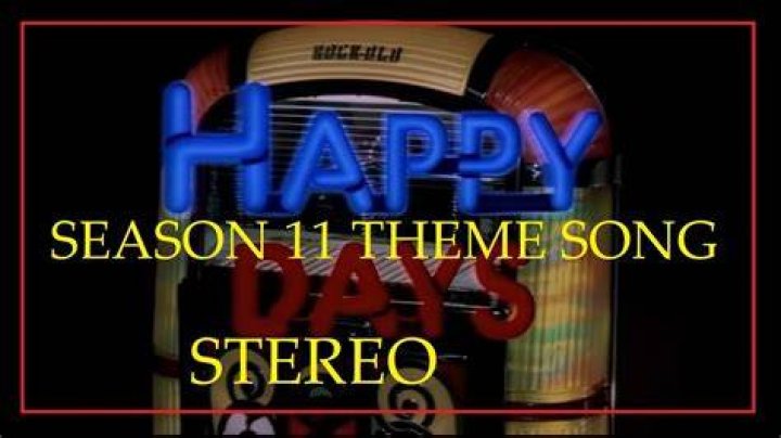 Happy Days Theme from the TV Series YouTube
