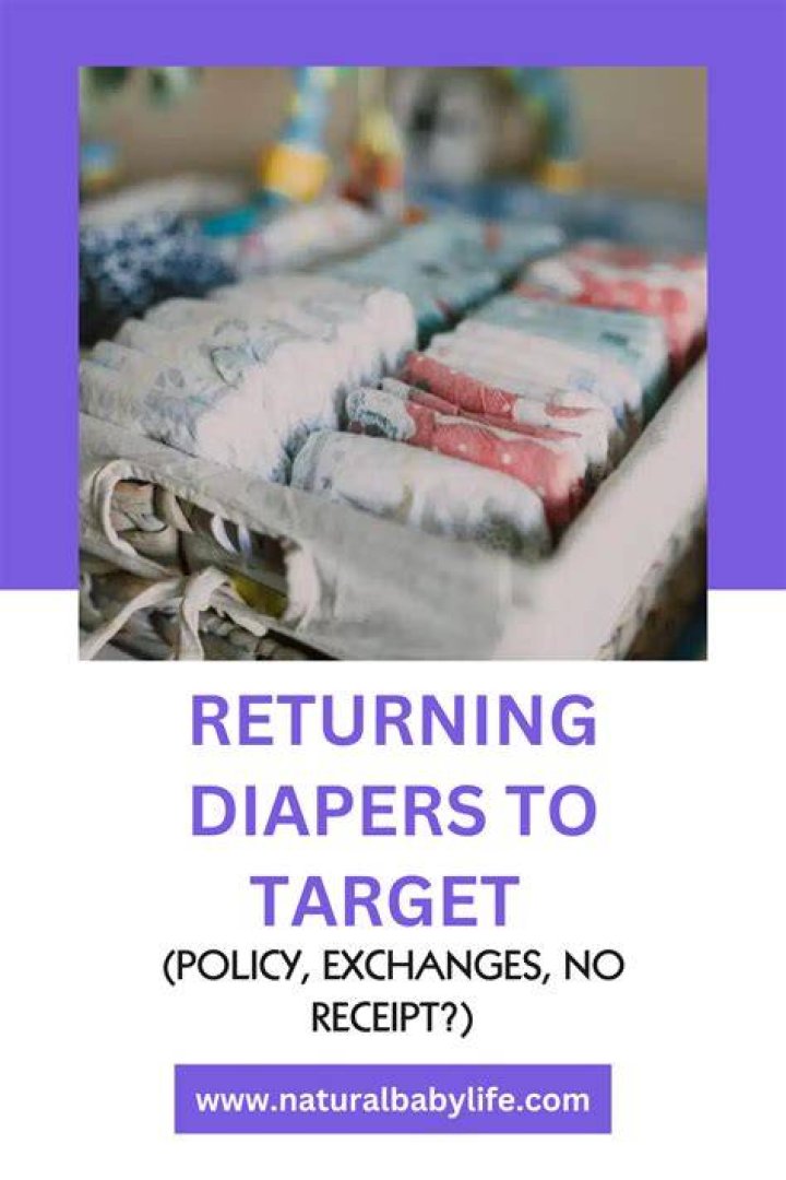 Return Diapers Without Receipt Target