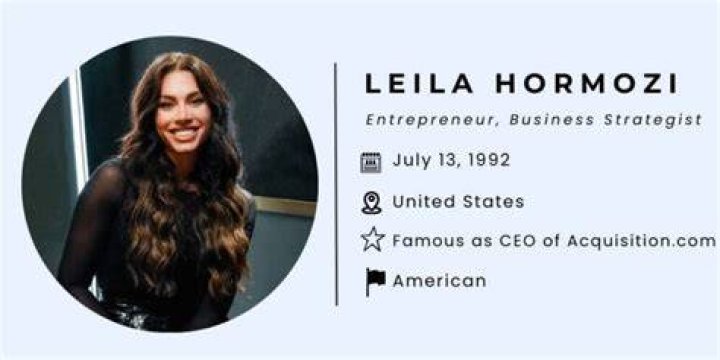 Reviewing Leila Hormozi’s Net Worth