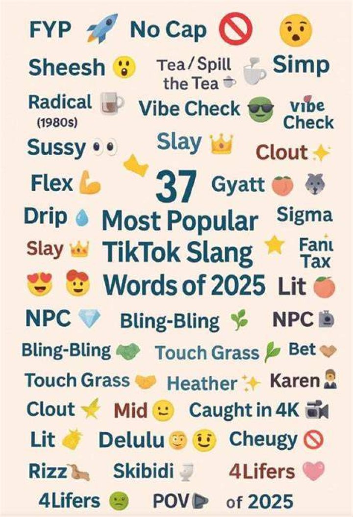 TikTok slang A complete guide to the meanings behind each phrase PopBuzz