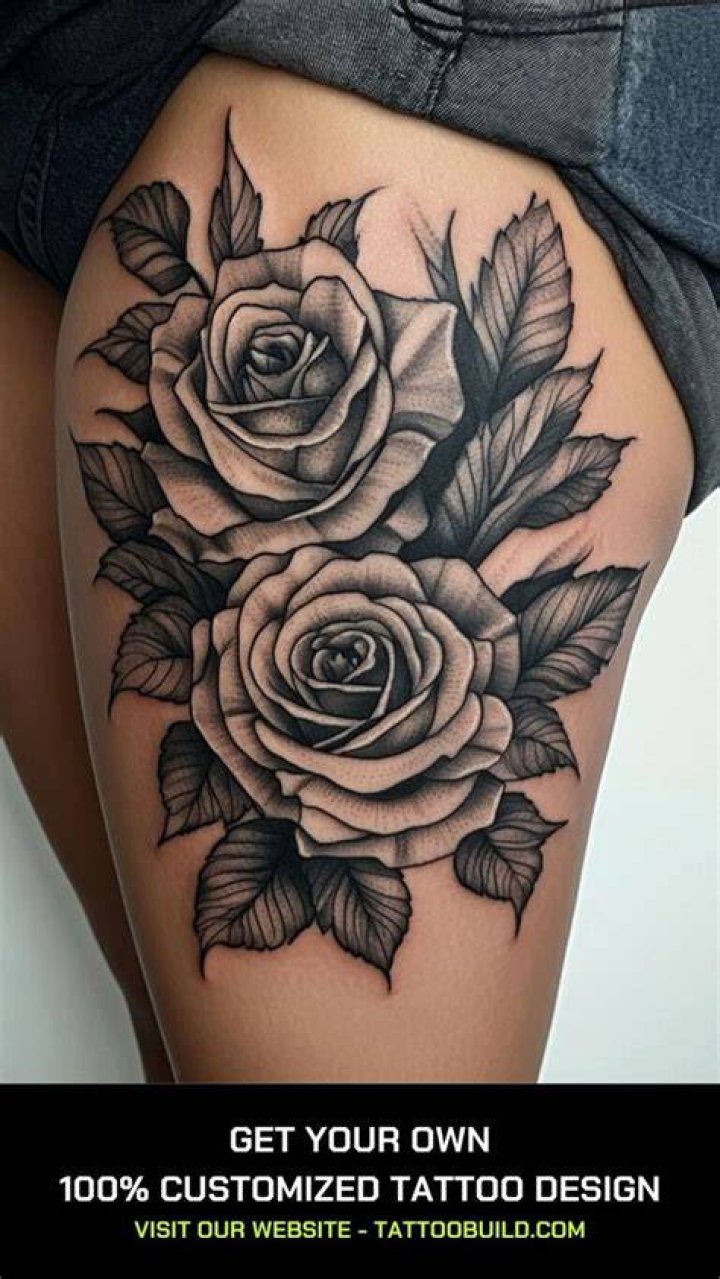 Unveiling The Enchanting World Of Floral Thigh Tattoos