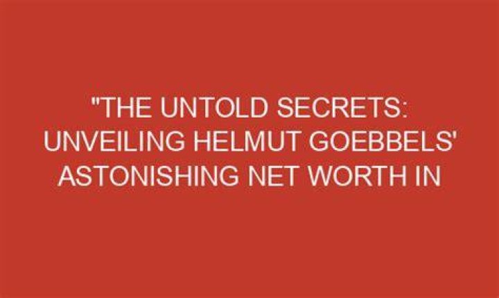 Unveiling The Secrets Of Helmut Huber's Billionaire Empire
