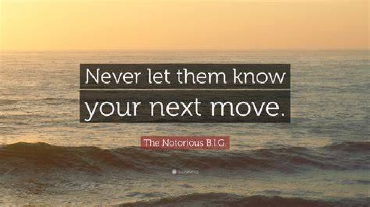 Unveiling The Secrets Of "Never Let Them Know Your Next Move"